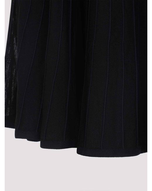 Ralph Lauren Black Celia Mid Long Skirt