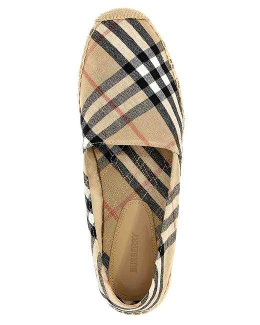 Burberry Natural Check Espadrilles