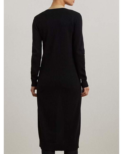 Ralph Lauren Black Hejaji-Long Sleeve-Cardigan