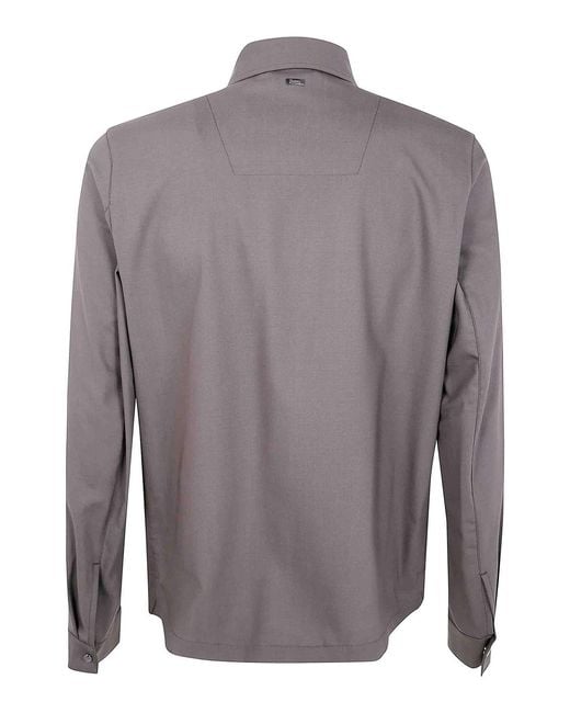Herno Gray Shirt Jacket for men
