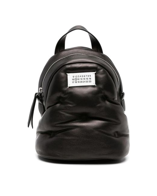 Maison Margiela Black Glam Slam Backpack for men