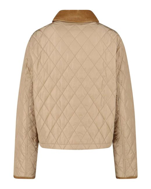 Burberry Natural Quilted Jacket