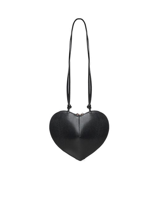 Alaïa Black Le Cur Leather And Suede Shoulder Bag