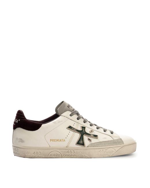 Premiata Brown Sneakers Steven 7631 for men