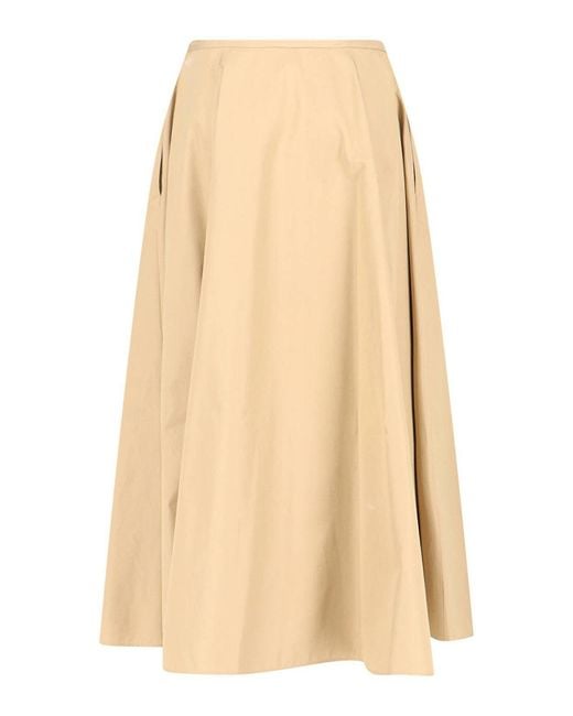 Aspesi Natural Midi Skirt