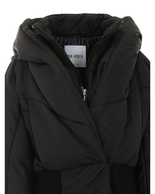 The Attico Black Down Jacket