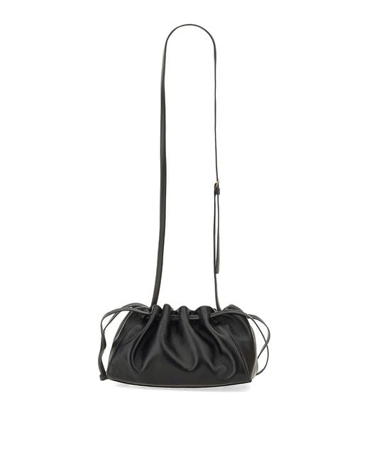 Mansur Gavriel Black Mini Bloom Bag