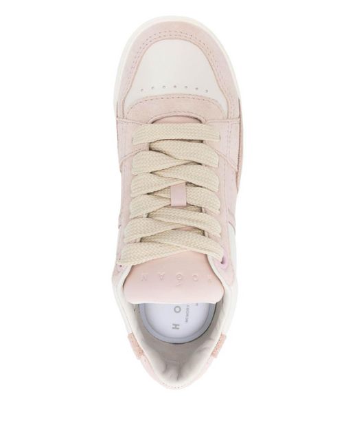 Hogan Pink Lace-Ups