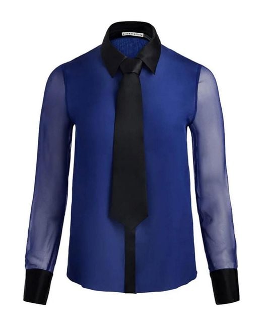 Alice + Olivia Blue Casual Jacket