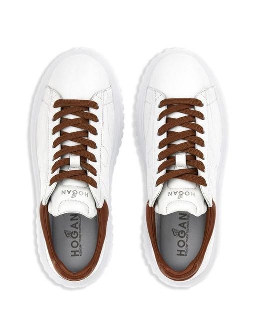 Hogan White H-Stripes