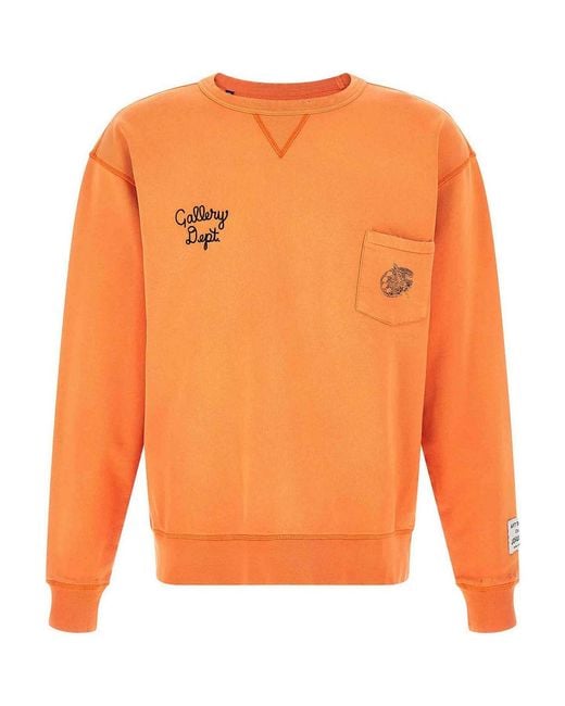 GALLERY DEPT. Orange Art Expert Sweatshirt for men