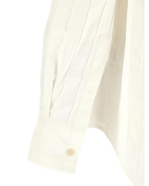 Jacquemus White La Chemise Camargue Shirt for men