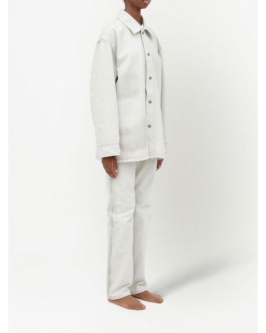 Maison Margiela White Shirt Style Casual Jacket