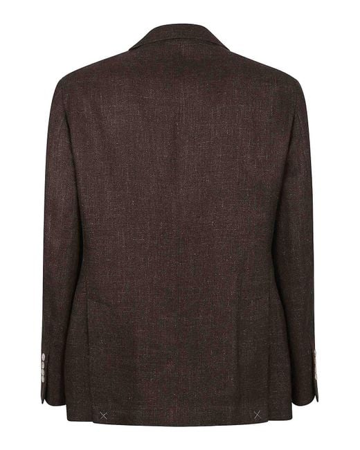 Brunello Cucinelli Brown Suit-Type Jacket for men