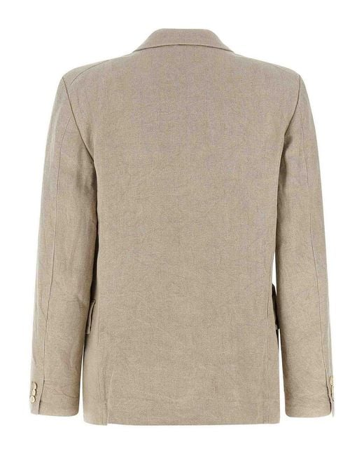 Comme des Garçons Natural Double Layer Lapel Blazer