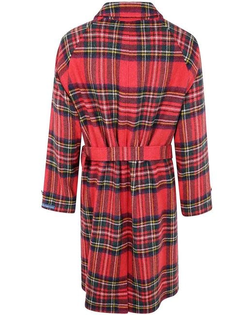 Polo Ralph Lauren Red Balm Single Breasted Top Coat for men