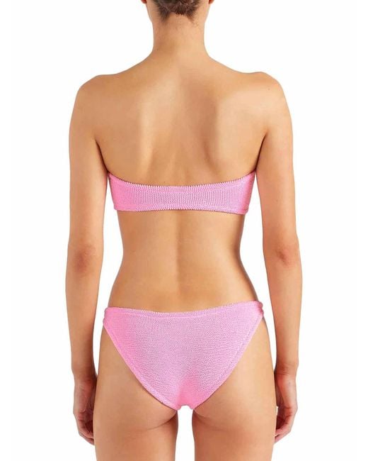 Hunza G Pink Jean Bikini Bubblegum