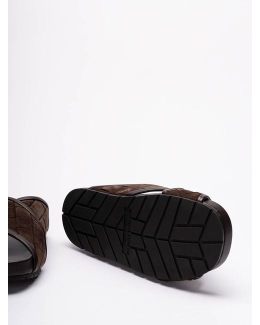 Bottega Veneta Brown Tarik Sandals for men