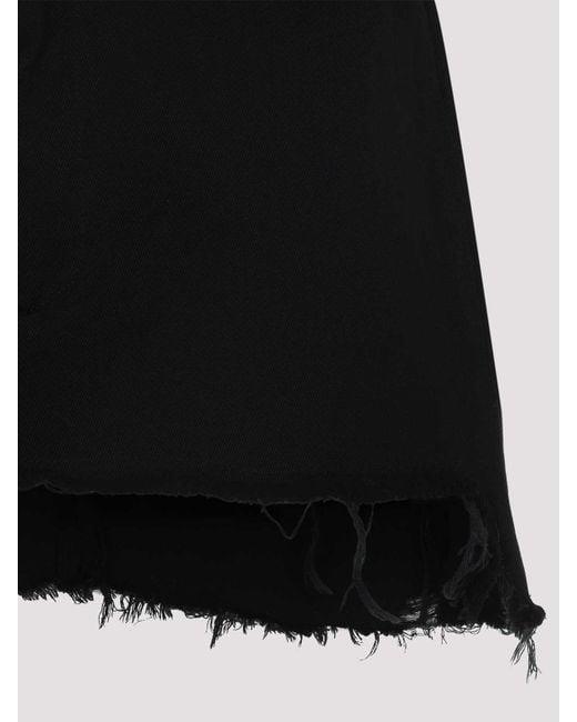 Balenciaga Black Tailored Mini Skirt