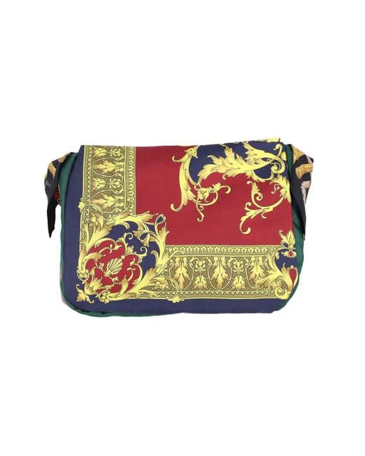 Junya Watanabe Multicolor Silk Shoulder Bag for men