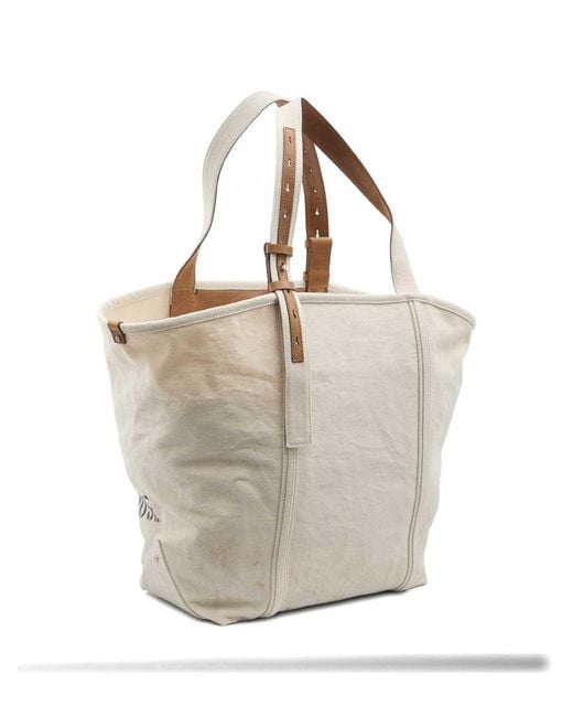 Golden Goose Deluxe Brand Natural 247 Canvas Tote Bag