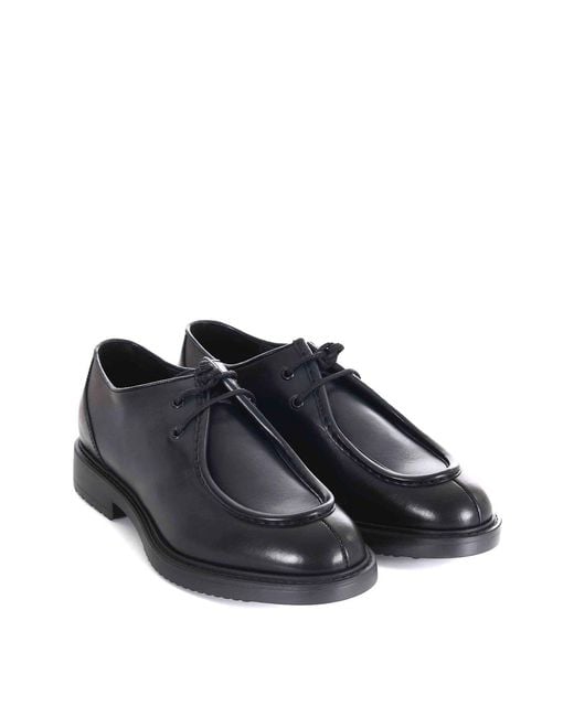Doucal's Blue Doucals Leather Shoes for men
