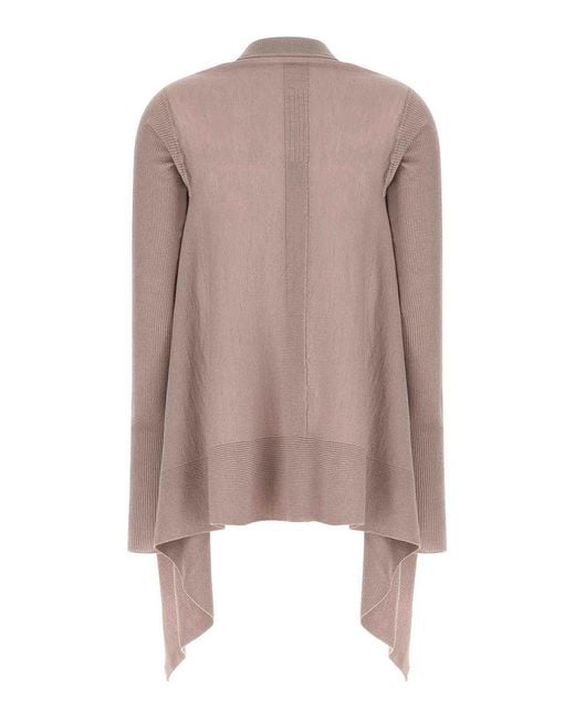 Rick Owens Pink Medium Wrap' Cardigan