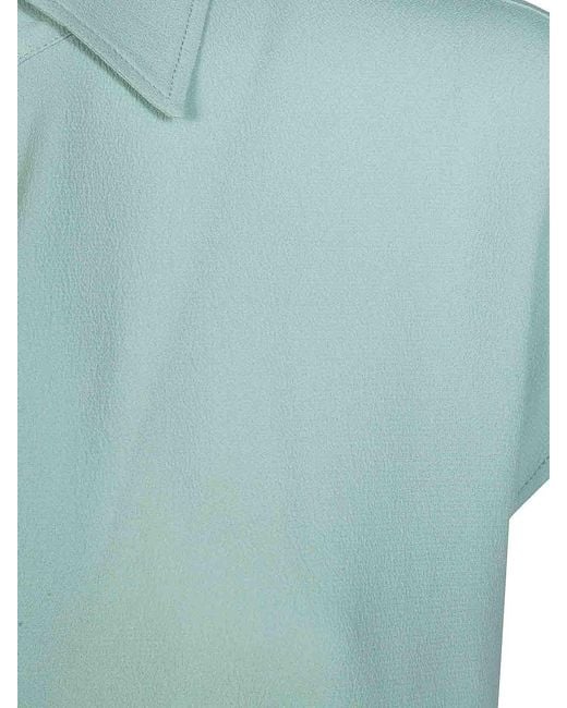 Incotex Green Crepe Polo