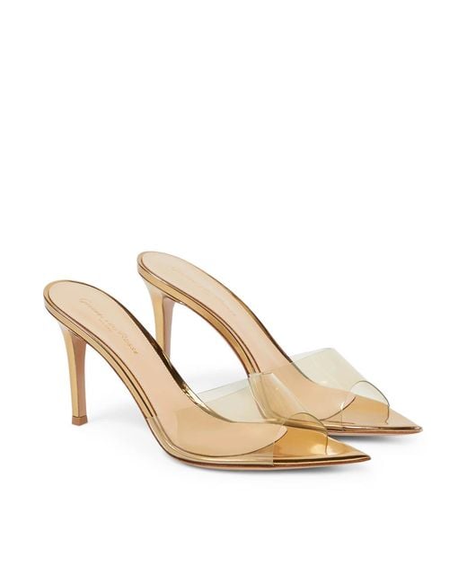 Gianvito Rossi Natural Elle 85 Court Shoes