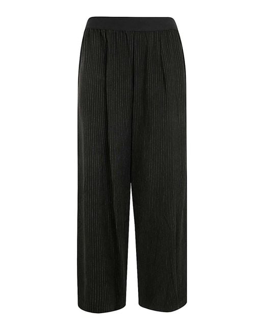 Maria Calderara Black Over Trousers