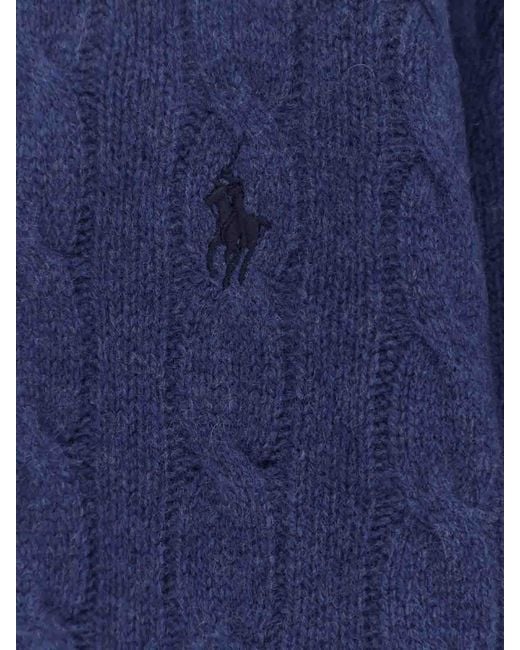 Polo Ralph Lauren Blue Wool And Cashmere Blend Sweater for men
