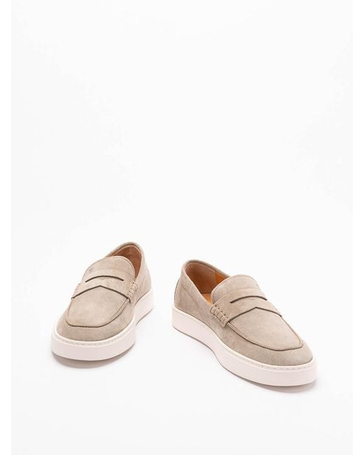 Tod's White Gommino Driving Shoes for men