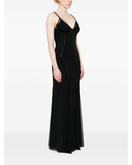 Dolce & Gabbana Black Long Dress