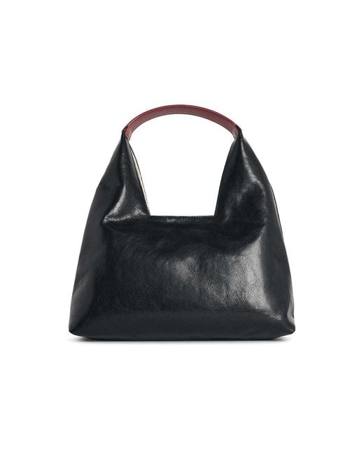 Marni Black Trapeze Mini Leather Handbag