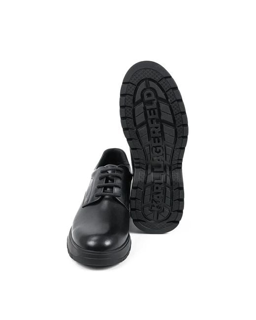 Karl Lagerfeld Black Magnus Derby Lace for men