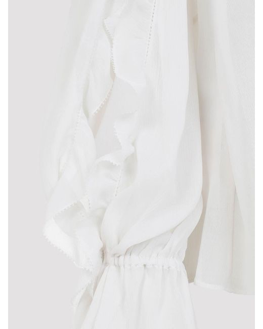 Camicia di Alberta Ferretti in White