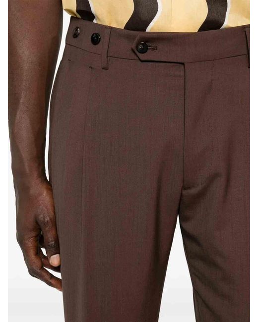 Berwich Brown Pants for men