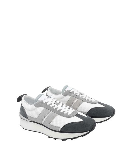 Lanvin White Bumpr Sneakers for men