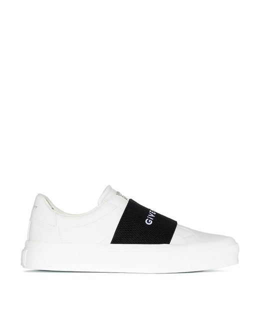 Givenchy White City Sport Leather Sneakers