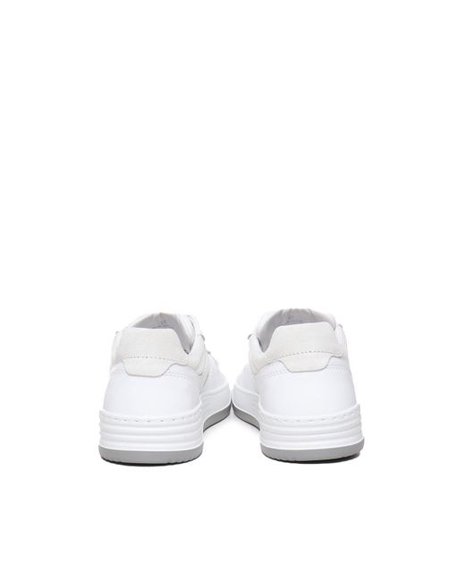 Hogan White H630 Sneakers With Insert Design