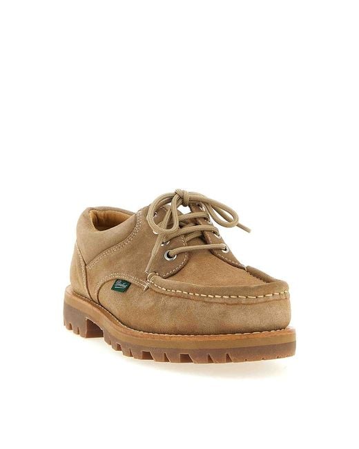 Paraboot Brown Thiers Derby Shoes for men