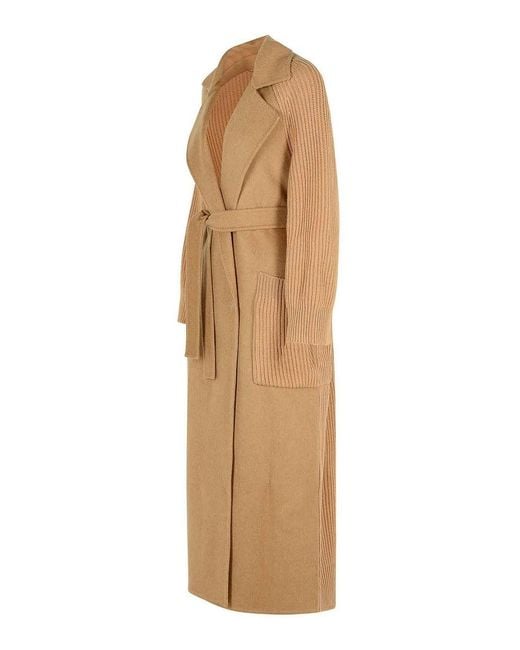 Max Mara Natural Berard 1234 Camel Wrap Coat