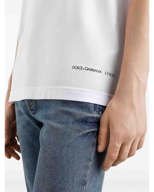 Dolce & Gabbana White T-Shirts for men