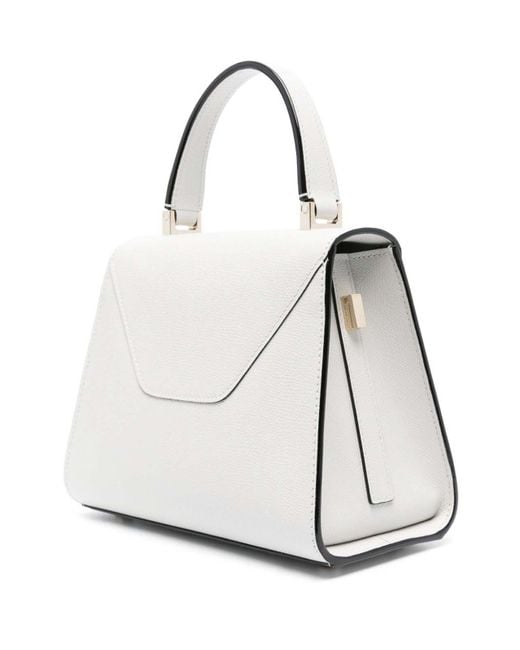 Valextra White Iside Mini Bag