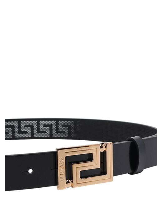 Cintura Greca di Versace in Black da Uomo