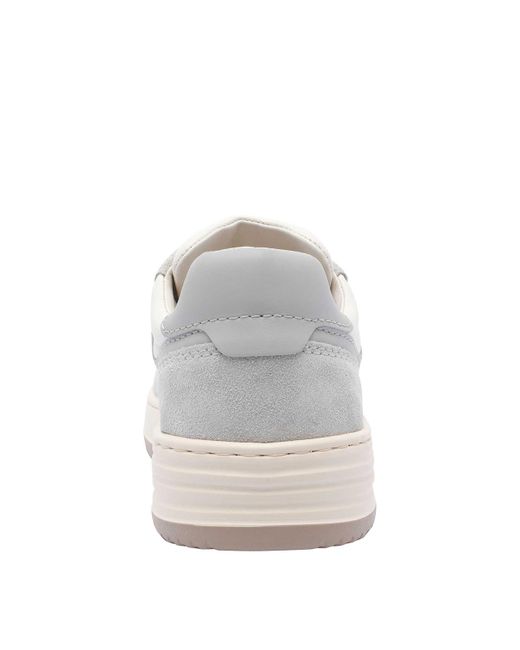 Hogan White H630 Suede Sneakers