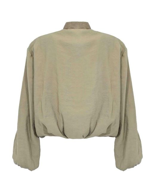 Leather Authority Green Ella Mix Suede Jacket