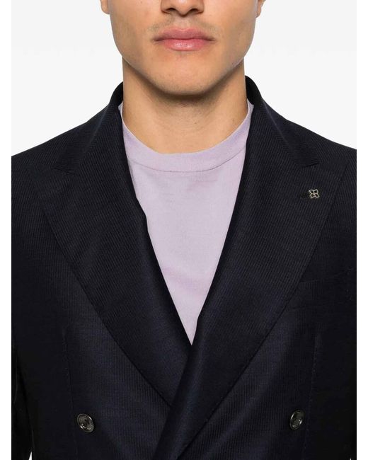Tagliatore Black 'Montecarlo' Jacket for men