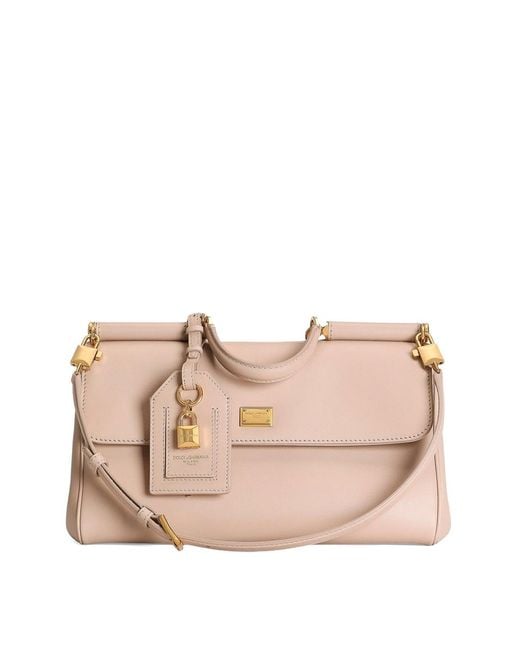 Dolce & Gabbana Pink Sicily Tote Bag