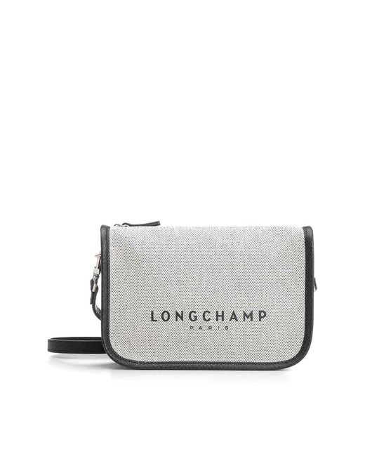 Longchamp White Shoulder Bag S Essential